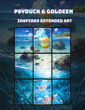 Psyduck & Goldeen  (Pokémon Extended Art Pages) picture