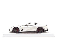 BBR Deluxe 1:18 Ferrari 812 Competizione Aperta in Bianco Fuji / Italian Stripe picture