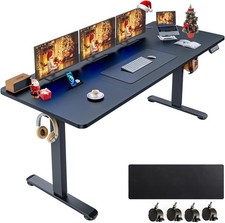71 x 28In Electric Standing Desk Home Office Height Adjustable Computer Table US picture