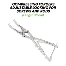 Compressing Forceps 30 cm Adjustable Locking for Screws & Rods orthopedic Tools picture