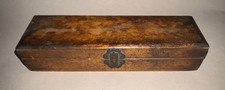 Antique Clark’s ONT School Companion Spool Cotton Thread Wooden Pencil Box picture