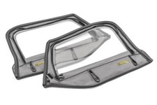 MasterTop Upper Door Skins Pair for 1997-2006 Jeep Wrangler TJ Black Diamond picture