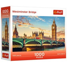 Trefl Red Westminster Bridge 1000 Piece Puzzle picture