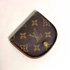 LOUIS VUITTON Porte Monnaie Gousset Monogram Coin Purse Vintage picture