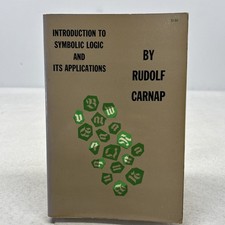 Introduction To Symbolic Logic And Its Applications by Rudolf Carnap PB 1958 picture