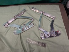 Pair Nu Repo 1965-1967 Chevy IMPALA CAPRICE SS Billet Aluminum Hood Hinges READ picture