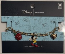 2025 Baublebar Disney Mickey Minnie Charm Bracelet Exclusive Macy’s picture