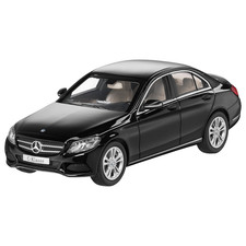1:43 NOREV 2014 MERCEDES-BENZ C-Class (W205) Sedan obsidian black DEALER PROMO picture