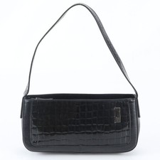 GIVENCHY One Shoulder Bag Purse Leather Black Authentic picture