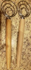 2-Pack Danish Dough Whisk, 13-Inch Dutch Whisk with Stainless Steel Ring, Dutch picture