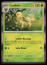 Leafeon 005/131 Holo Rare Prismatic Evolutions Pokemon Near Mint picture