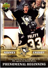 2005-06 Upper Deck Phenomenal Beginning Sidney Crosby #4 Sidney Crosby picture