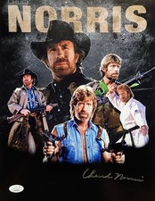 Chuck Norris Autographed Signed JSA 11x14 Classic Collage picture