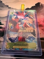 Monkey.D.Luffy (Pre-Release Tournament) (Winner) P-036 One Piece Promotion Cards picture