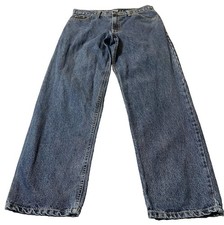 Vtg RK Brand Original Work Jeans Mens 32/32 Blue Denim Mid Rise Western Cowboy picture