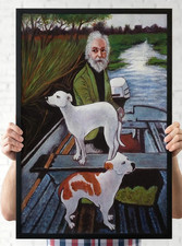 Goodfellas Old Man and Dogs Painting Movie Poster Wall Art 24x36 Unframed picture