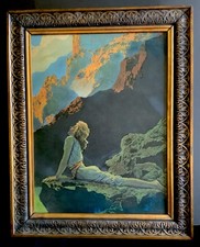 Maxfield Parrish’s “Wild Geese” Original Framed Print 1924 House Of Art 12”x 15” picture