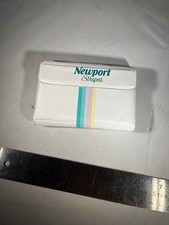 1989 Vintage Newport Stripes Promo Wallet ID Address Book Pen Memo          4-5 picture