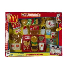 Vintage 2001 McDonald's Deluxe Mealtime Set CDI 37 Piece Play Food Toy 81129 picture