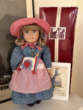 Pleasant Company American Girl Doll 1987 Kirsten Larson With Meet And Ribbon Box picture