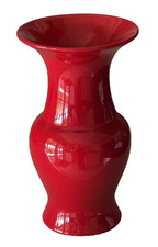 Vintage Franciscan Ware Ruby Red Glaze Classic Baluster Vase - Shape 144 picture