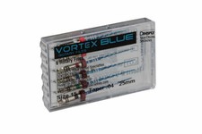 Dentsply Tulsa Dental Vortex Blue 21, 25, 30mm all Taper rotary files 6/pk picture