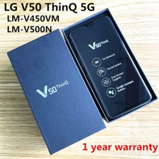 LG V50 ThinQ 5G LM-V450VM LM-V500N 128GB 16MP 5G Unlocked Smartphone New Sealed picture