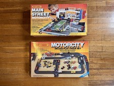 VINTAGE 1987-88 Matchbox Motorcity Deluxe Play Track Set & Main Street Lot picture