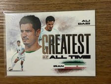 2026 Futera Unique Football Soccer Card Iran ALI DAEI Rare GOAT  Mint picture