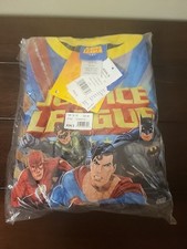 3 PC Justice League Pajamas Set Sealed In Original Packaging picture