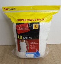 HANES 10 PACK MENS LARGE 42-44