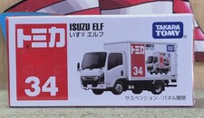 '24 TOMICA #34 ISUZU ELF Item Size/Weight: 8 x 4 x 2.7 cm / 60g USA STOCK picture