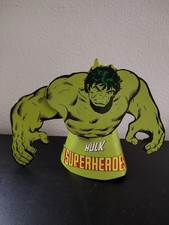 Vintage Marvel Super Heroes Party Hats featuring The Incredible Hulk by Reed picture