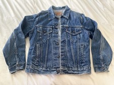 VINTAGE LEVI'S STRAUSS & CO. JEAN JACKET STYLE NO#70506-0216 SIZE 40R picture