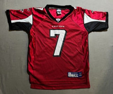 Atlanta Falcon Michael Vick #7 Reebok Jersey NFL Boys Medium Red Short Sleeve. picture