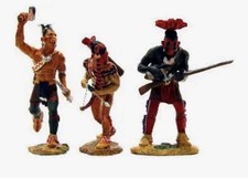 W Britain American Revolution Iroquois Warriors #17542 NIB 1:32 Retired picture