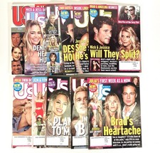 Vintage Lot of 11 US Weekly Magazines 1997 2004 2005 Pitt Jolie Aniston Simpson picture