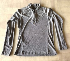 Patagonia Mens Small Capalene 2 Lightweight 1/2 Zip Baselayer Top - Grey picture