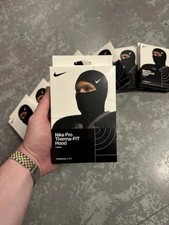 Nike Pro Therma-Fit Hyperwarm Hood Ski Mask Black Brand new SHIPS SAME DAY. picture