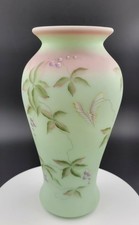Fenton 95th Anniversary Tall Lotus Mist Vase picture