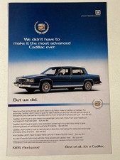 1985 Cadillac Fleetwood Print Ad But We Did picture