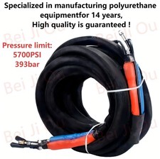 15M polyurethane PU foam hose / heated hose pipe for spray foam machines. picture