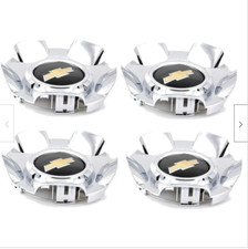4PC Wheel Center Cap 09- 11 Chevy Tahoe Avalanche Silverado Chrome 5417 19431542 picture