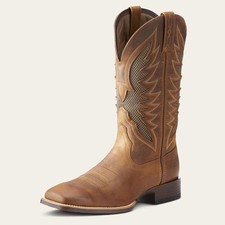 Ariat® (Men's 9.5 D) VentTEK™ Ultra Western Boot in Distressed Brown - $250 picture