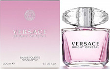 VERSACE BRIGHT CRYSTAL 6.7 FL OZ 200 ML EAU DE TOILETTE BRAND NEW SEALED BOX picture