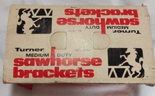 VTG Turner UB-100 Medium Duty Steel Sawhorse Brackets Orig Box picture