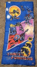 VINTAGE 1984 TRANSFORMERS OPTIMUS PRIME SLEEPING BAG picture