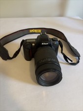 Nikon N65 35mm Film SLR Camera w/ Quantaray Tech-10 1:4-5.6 f=75-300mm Untested picture