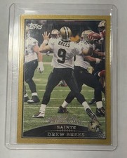 Topps 2009 Drew Brees New Orleans Saints #144 Gold Parallel 1516/2009 picture