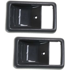 Door Handle Trim Set For 1984-1989 Toyota Pickup Gray Front Inner 2Pc picture